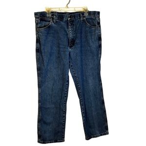 Wrangler Men's Straight‎ Leg Jeans Size 38W 30L Medium Wash